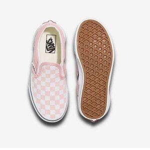 Vans Kids Toddler Asher V Shoes Pink Checkered Size 5 – Brand New